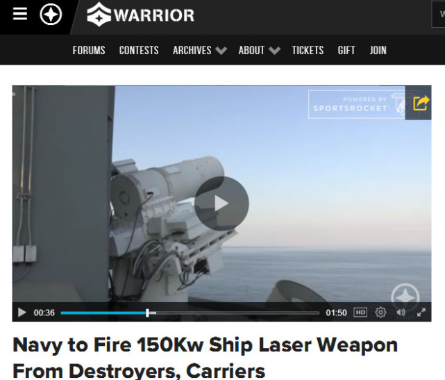 美舰发射导弹攻击视频,美国航母激光武器最大功率