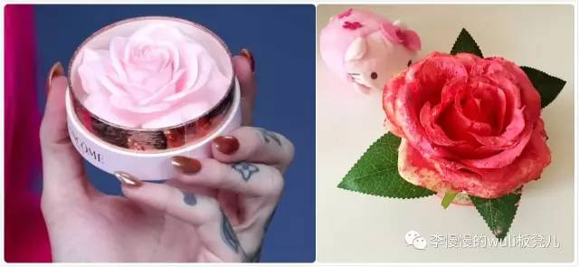 兰蔻玫瑰高光抢不到,我自己做了个花瓣腮红过过瘾