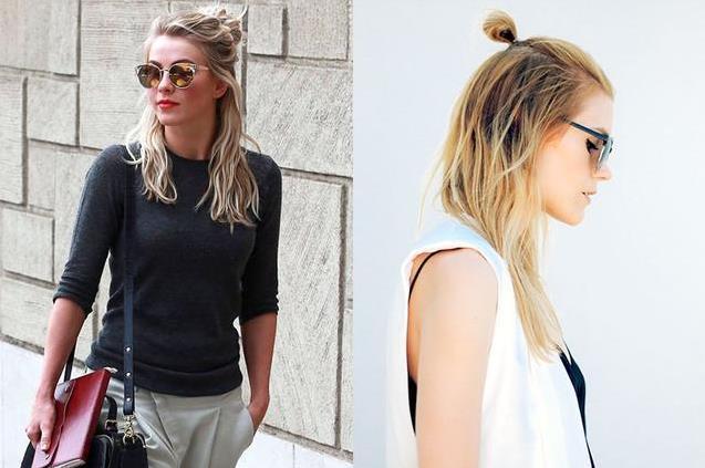 半丸子头半披发没有刘海,春丽丸子头怎么扎