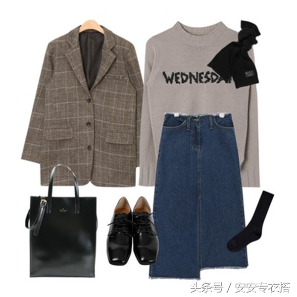 时尚韩版衣服搭配图片2015款,韩国最新春装搭配清新