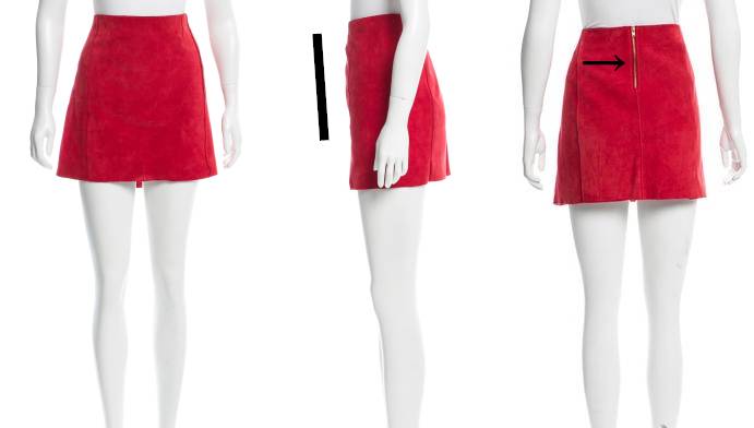 它是能让你远看腿长，近看腰细，侧看腹平~三合一功效的裙子