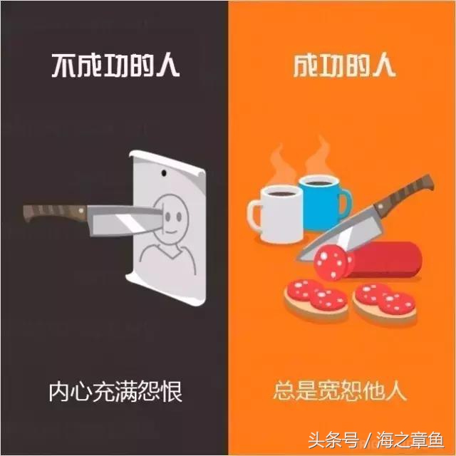 成功者与失败者的区别图文,成功者和失败者的本质区别图片