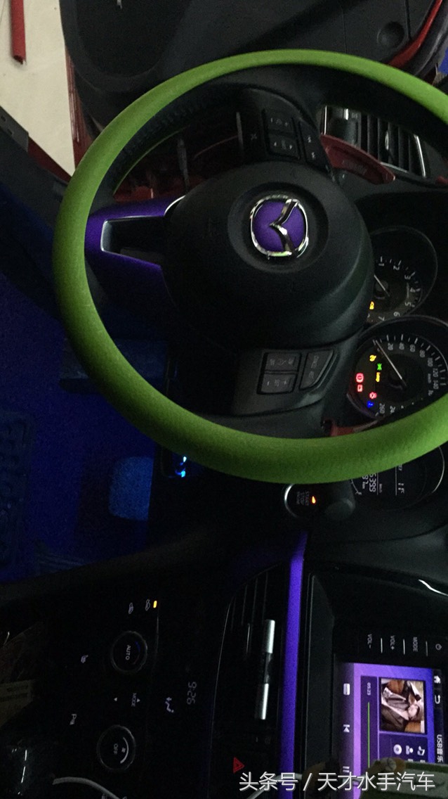 马自达阿特兹改装星空顶,马自达阿特兹改装铂钢灰