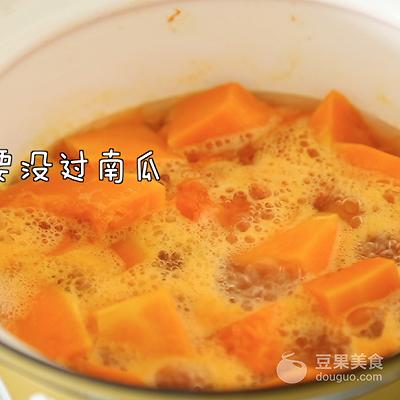 南瓜羹的家常做法豆浆机版,豆浆机打南瓜羹不用小米