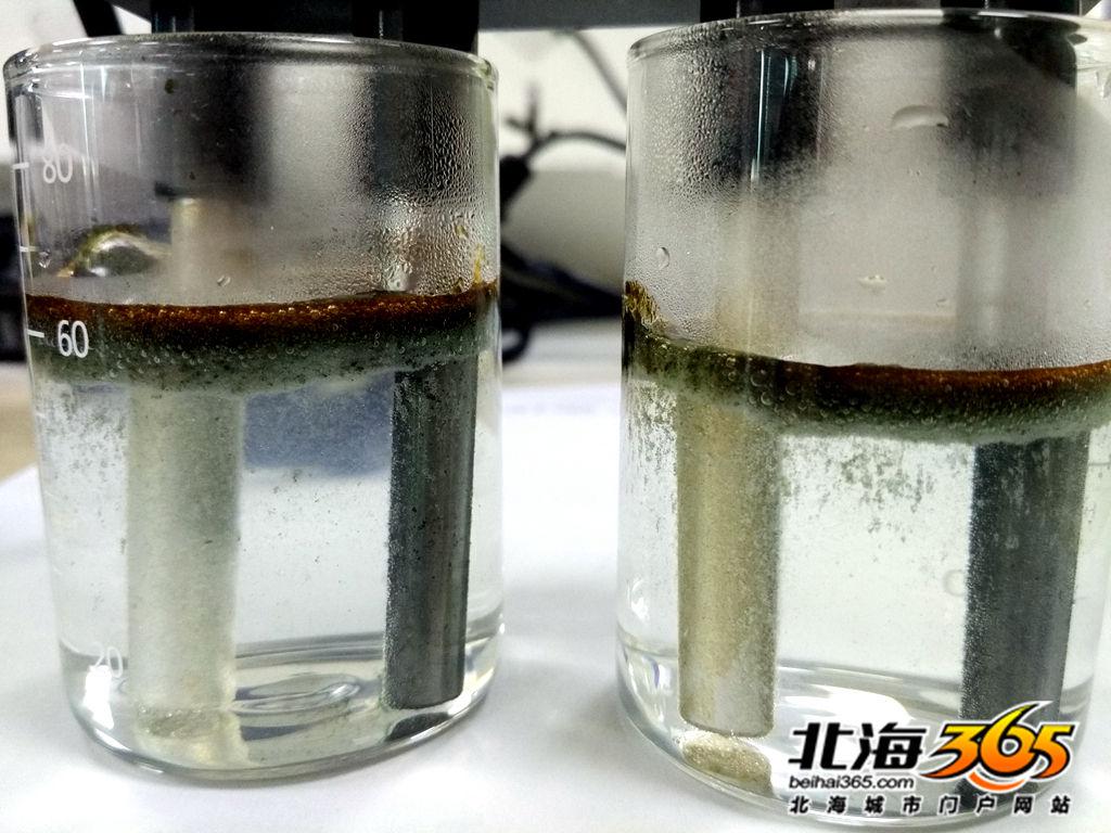 电解自来水变黑说明水很差吗,电解水自来水为什么那么脏