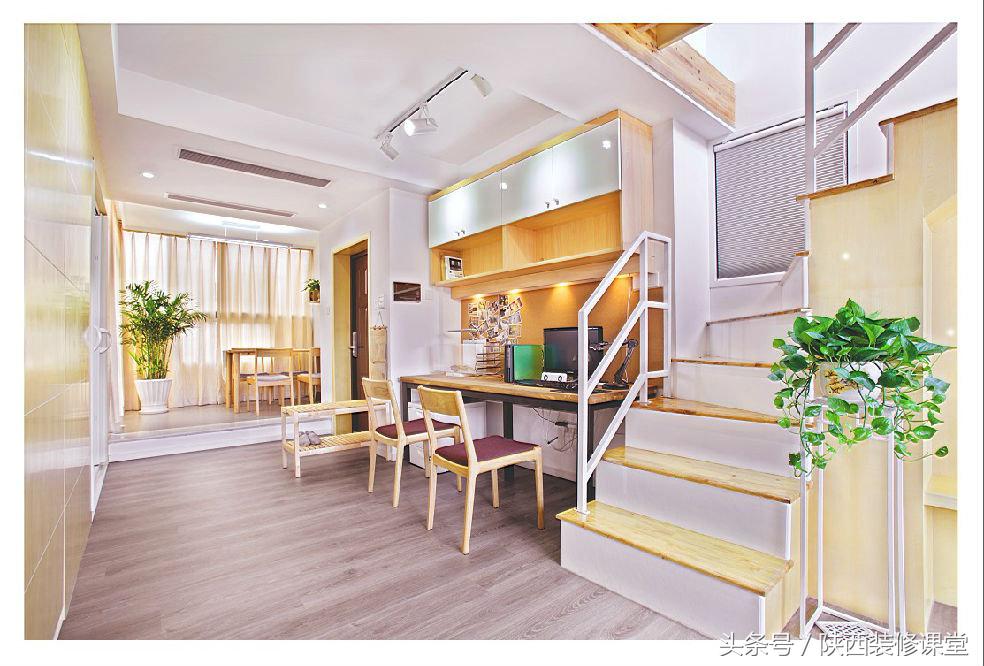 原木风一梯一户,一户一房一厅装修效果图