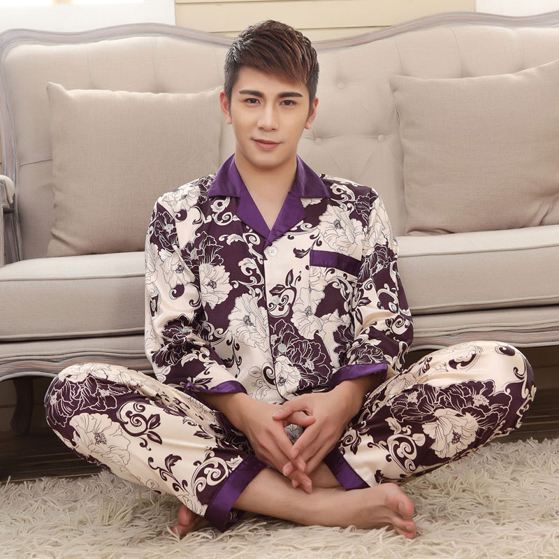 真丝男士睡衣,美标男士真丝睡衣