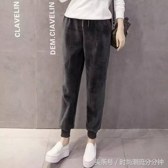 慵懒穿搭女春秋皮裤,冬季穿搭黑色打底裤女