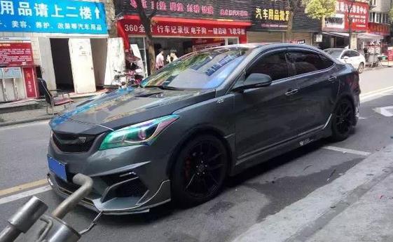 现代名图包围改装套件,现代名图改装大排量发动机