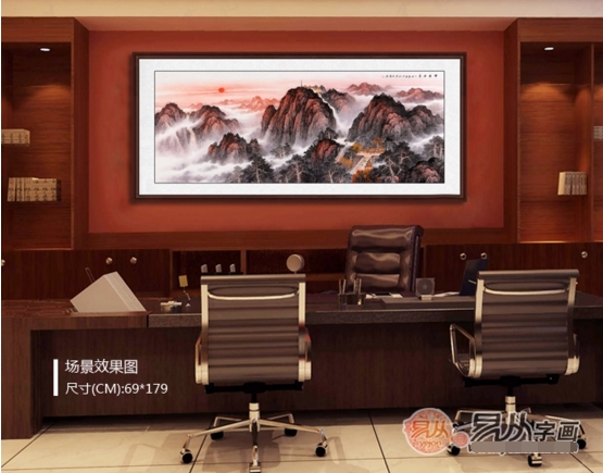 办公室装饰画尺寸,办公室画装饰现代