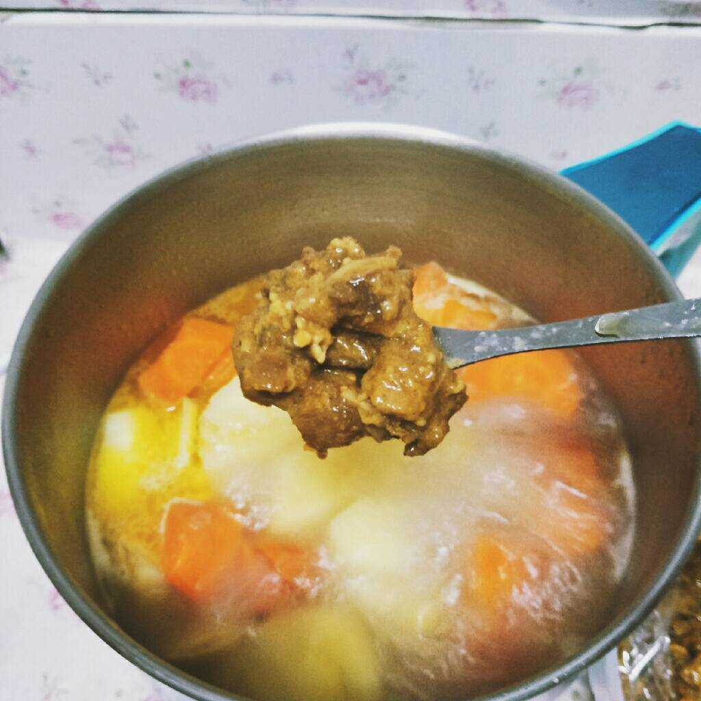 双人份咖喱饭教程,在寝室怎么做菜饭