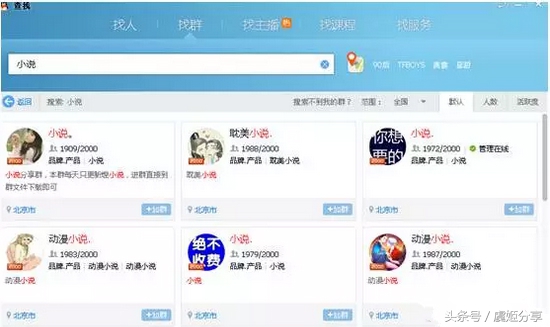 如何利用QQ群+小说进行精准引流