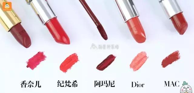 5支口红必入手的,5款大牌口红