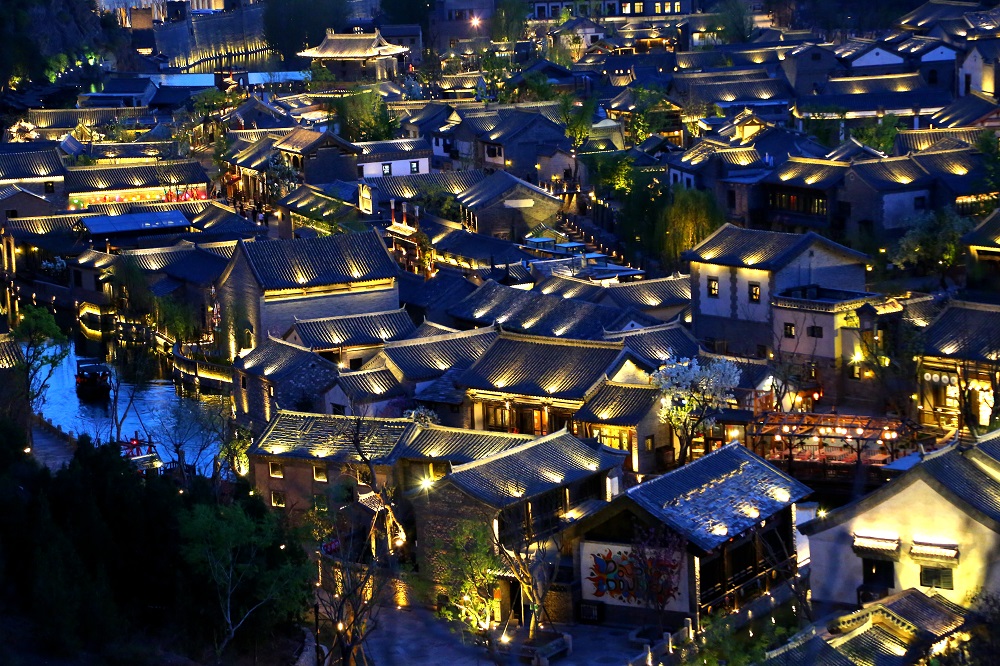 古镇风景古北水镇,记录旅游足迹古北水镇