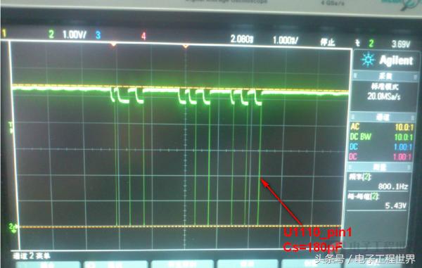 是德示波器DSO-X3034A调试485接收乱码
