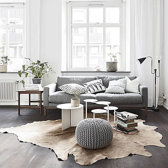 90平极简北欧风,北欧现代极简沙发