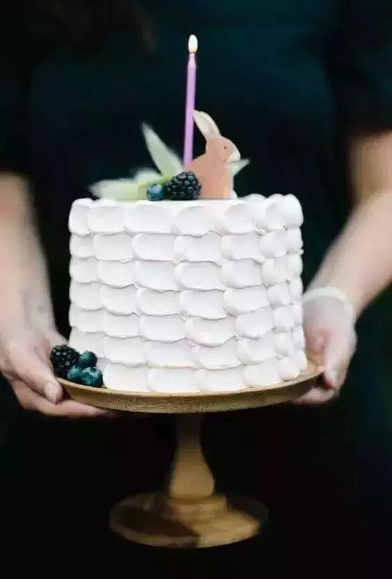 生日蛋糕由紫到蓝渐变色,生日蛋糕渐变色玫瑰花教程