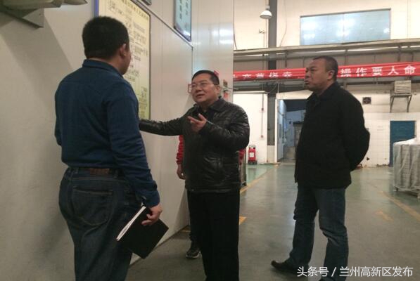 彭铖一行调研兰州中富容器有限公司