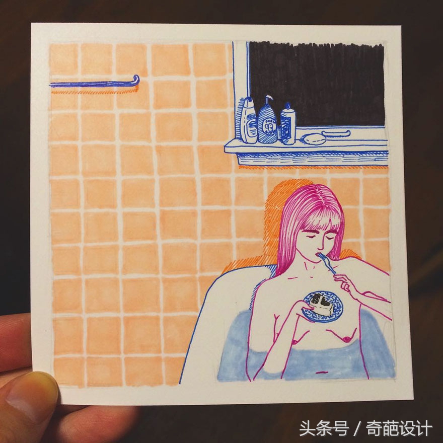 女人一个人的独居生活,女人一个人独自在家的样子