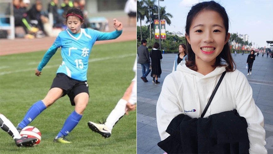 “中国会击败韩国的”足球宝贝熊熙说，“难忘38度高温训练”