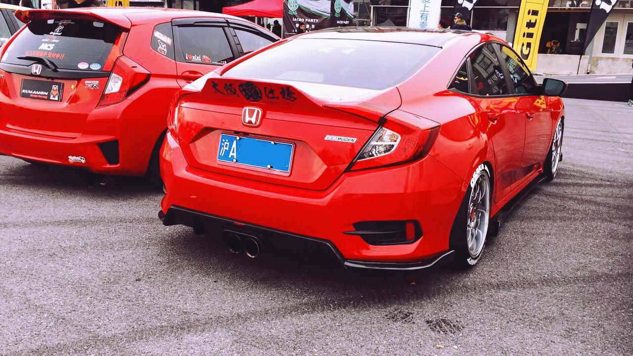 改装最好看的白色10代思域,改的最好看的十代思域