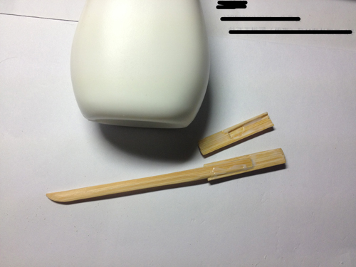 竹筷子制作迷你武士刀,用一次性筷子做武士刀