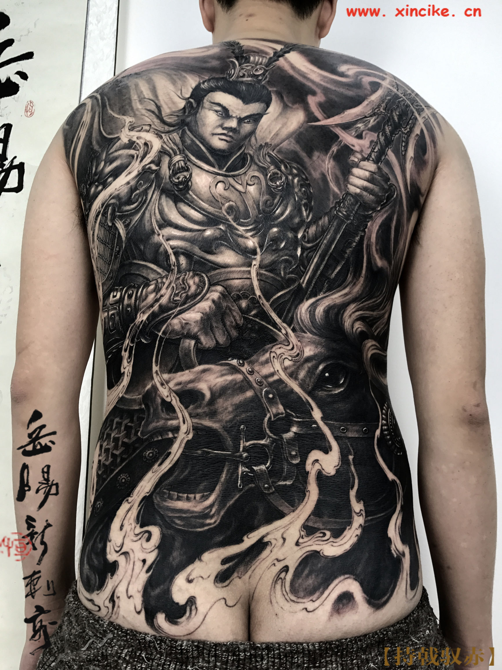岳阳新刺客纹身成品,岳阳新刺客纹身图