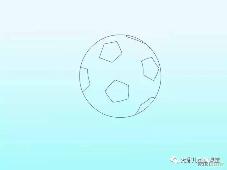 关于足球的画法,足球的画法和技巧