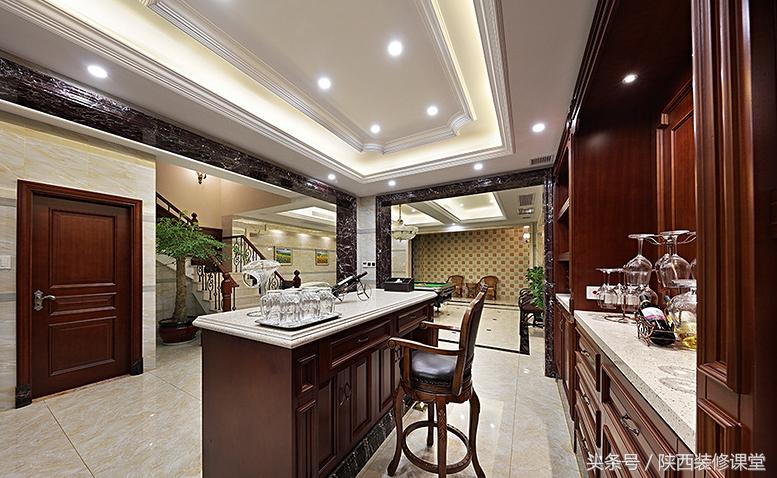 中国美式豪宅,400平轻奢中式豪宅