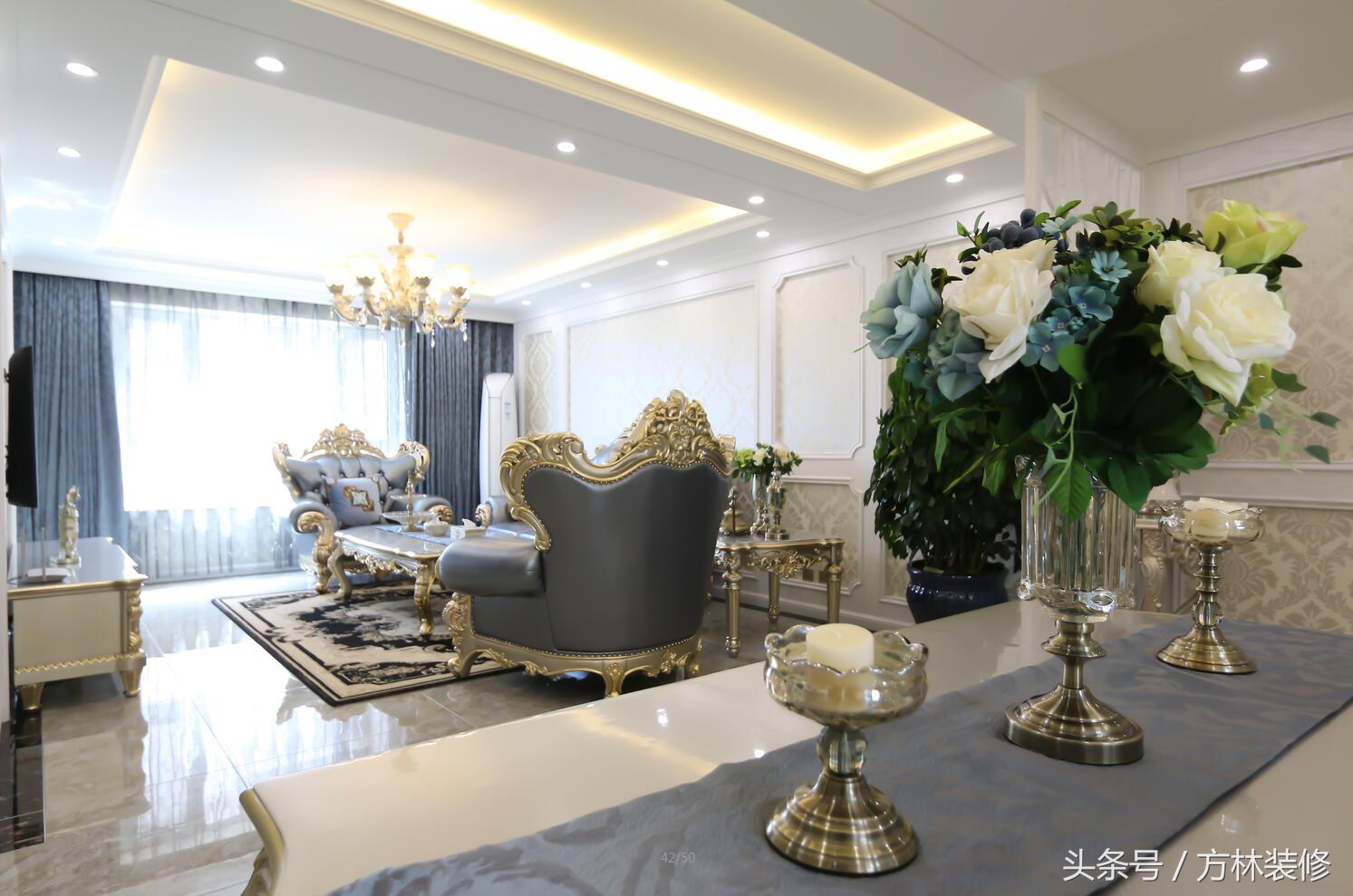 沈阳方林装修样板间效果图,沈阳方林装修改造