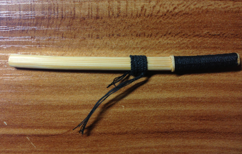 竹筷子制作迷你武士刀,用一次性筷子做武士刀