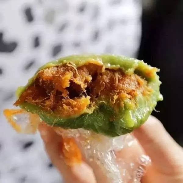 蛋黄肉松青团哪家好吃,最好吃的蛋黄肉松青团