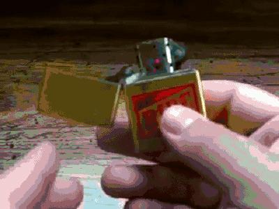 火到爆的玩法,火机花式玩法手指带火教学