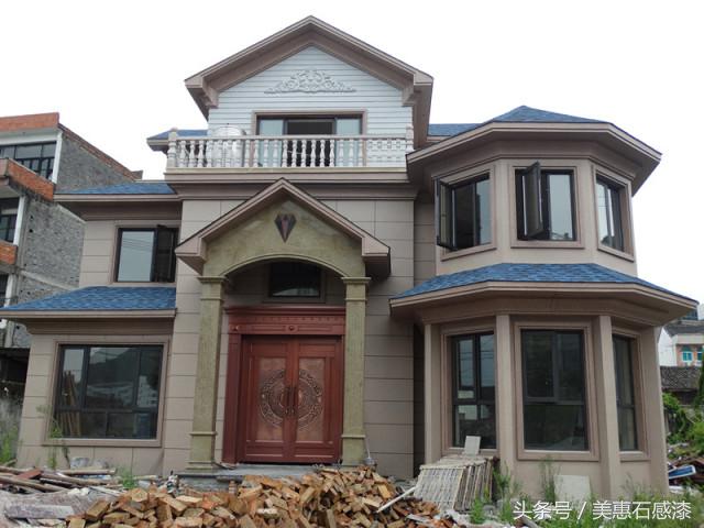 石感漆十大品牌排名,最新外墙石感漆效果图