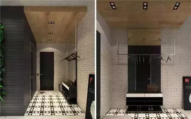 换鞋在门外好还是在玄关里好,入户玄关坐着换鞋对着门是否好