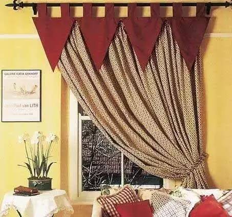 窗帘帘头图案,窗帘帘头款式大气房间