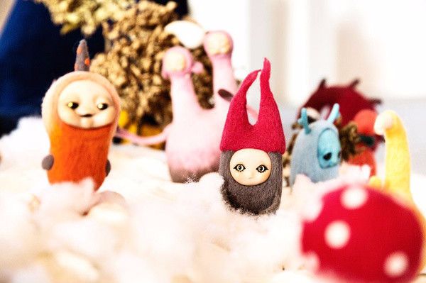 玩偶设计师林良如：怪趣毛毡展览——《23个小怪兽》