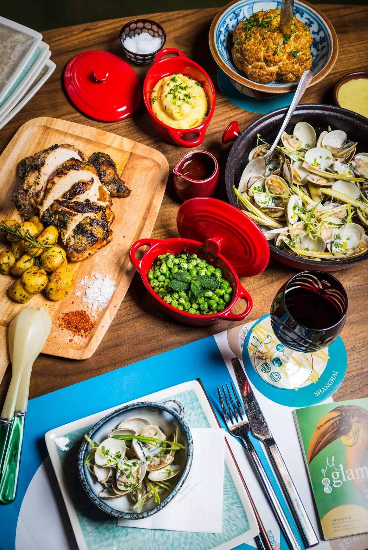 魅蓝米雪儿的新菜单，很海派，一桌尝尽天下风格