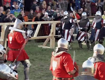 中国队首战世界杯,中国参加中世纪盔甲格斗锦标赛