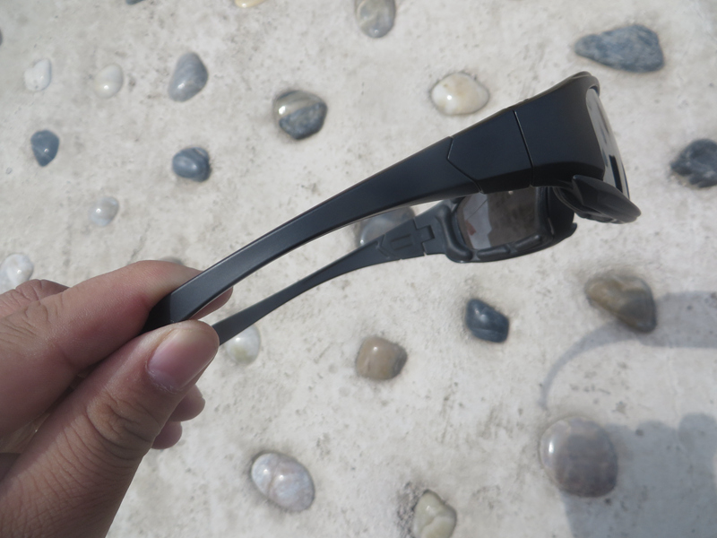 时尚防眩光运动眼镜,弧形环抱运动眼镜