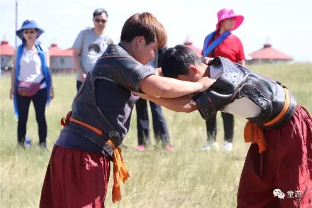 在草原骑马射箭,在草原上骑马奔跑