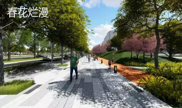 光华路改造规划效果图,光华大道建设