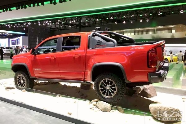 雪佛兰皮卡越野最强款,猛禽汽车美式皮卡越野