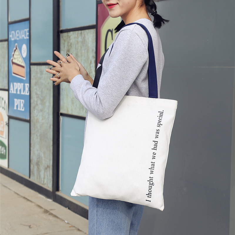 文艺小清新的气质,斜背包帆布文艺森系