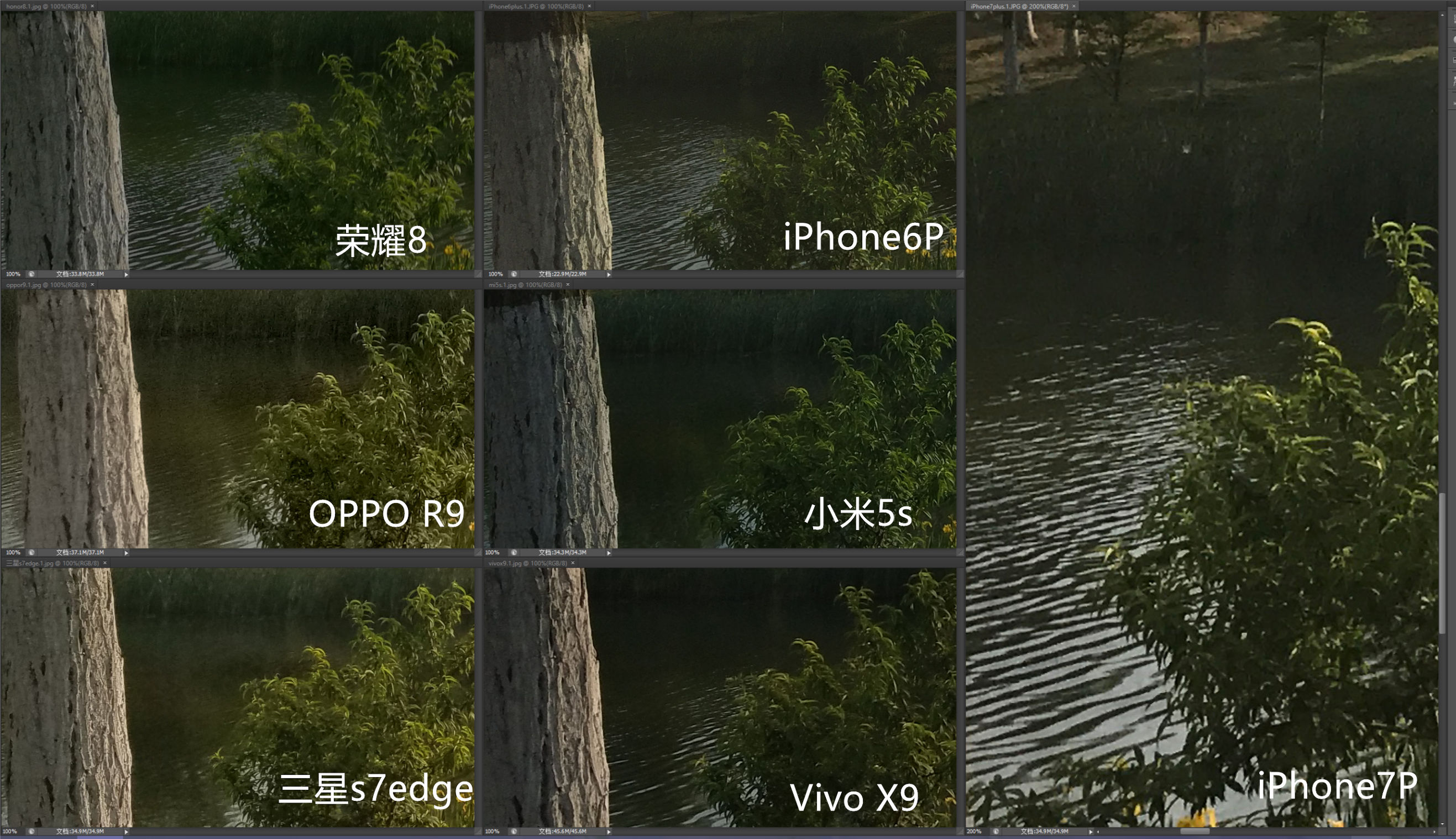 三代机皇拍照对比测试,各大旗舰机拍照对比