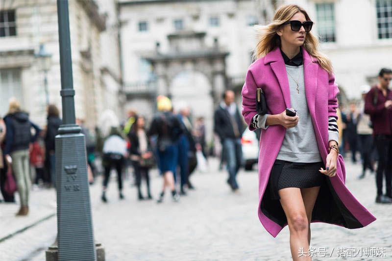 紫色也可以穿出时尚感,深紫色如何穿出时尚感