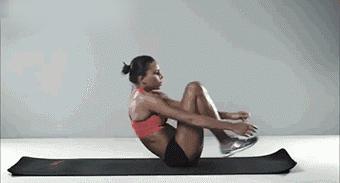 袁姗姗如何练成马甲线条,袁姗姗腹部训练动作大全