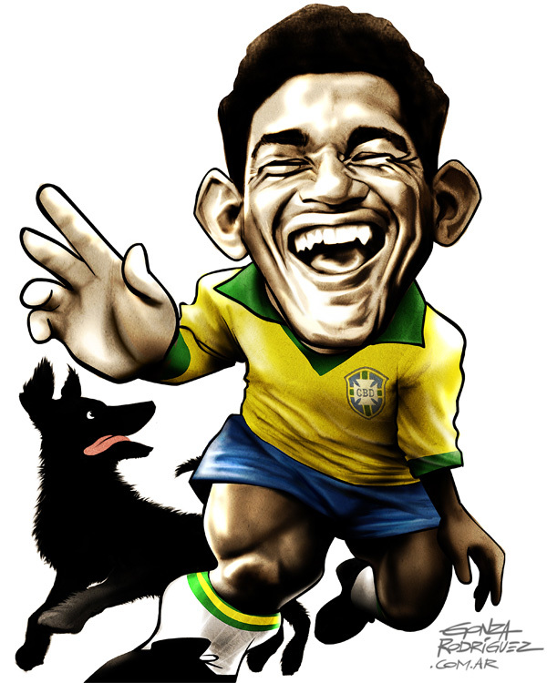 世界杯足球明星漫画图,足球球星五大联赛漫画图片