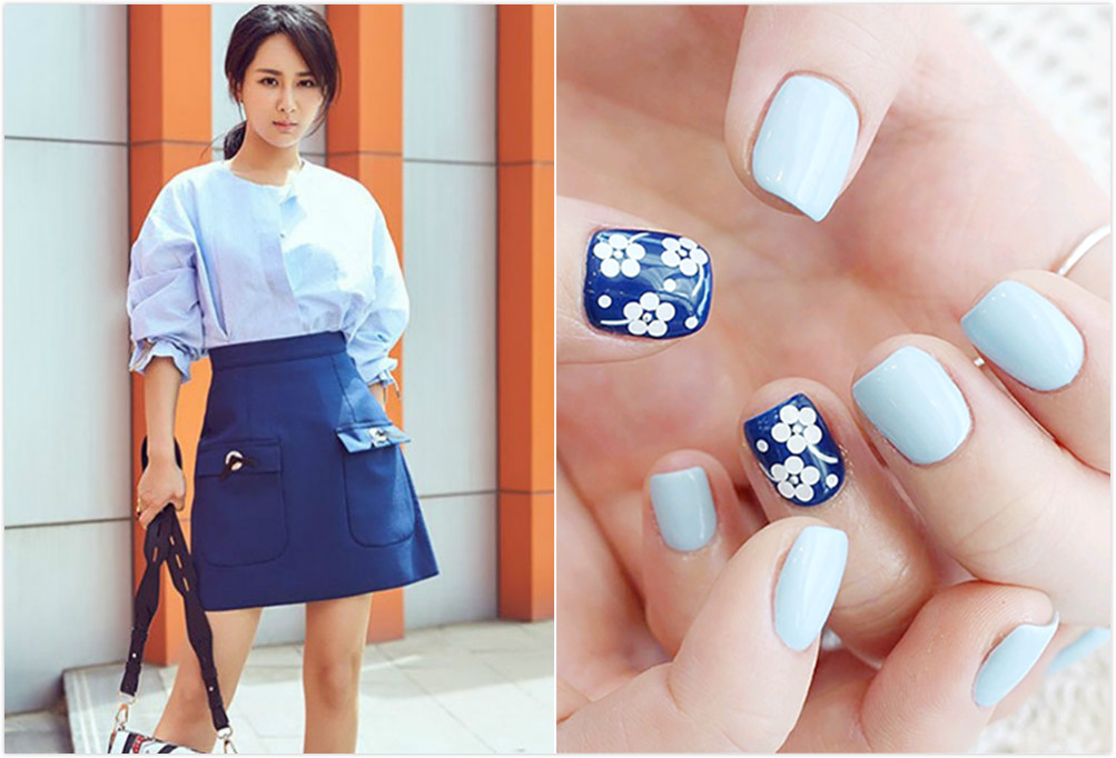 日式美甲欢乐颂,欢乐颂五美戴什么耳环好看