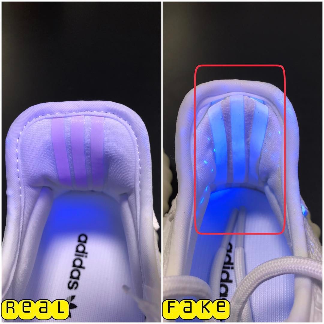 真假yeezy350灰色对比,yeezy350boostv2怎么鉴别真假